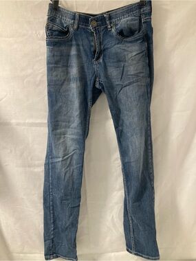 Black Bull Flex Y2K Distressed Blue Denim Jeans Men’s Size 32